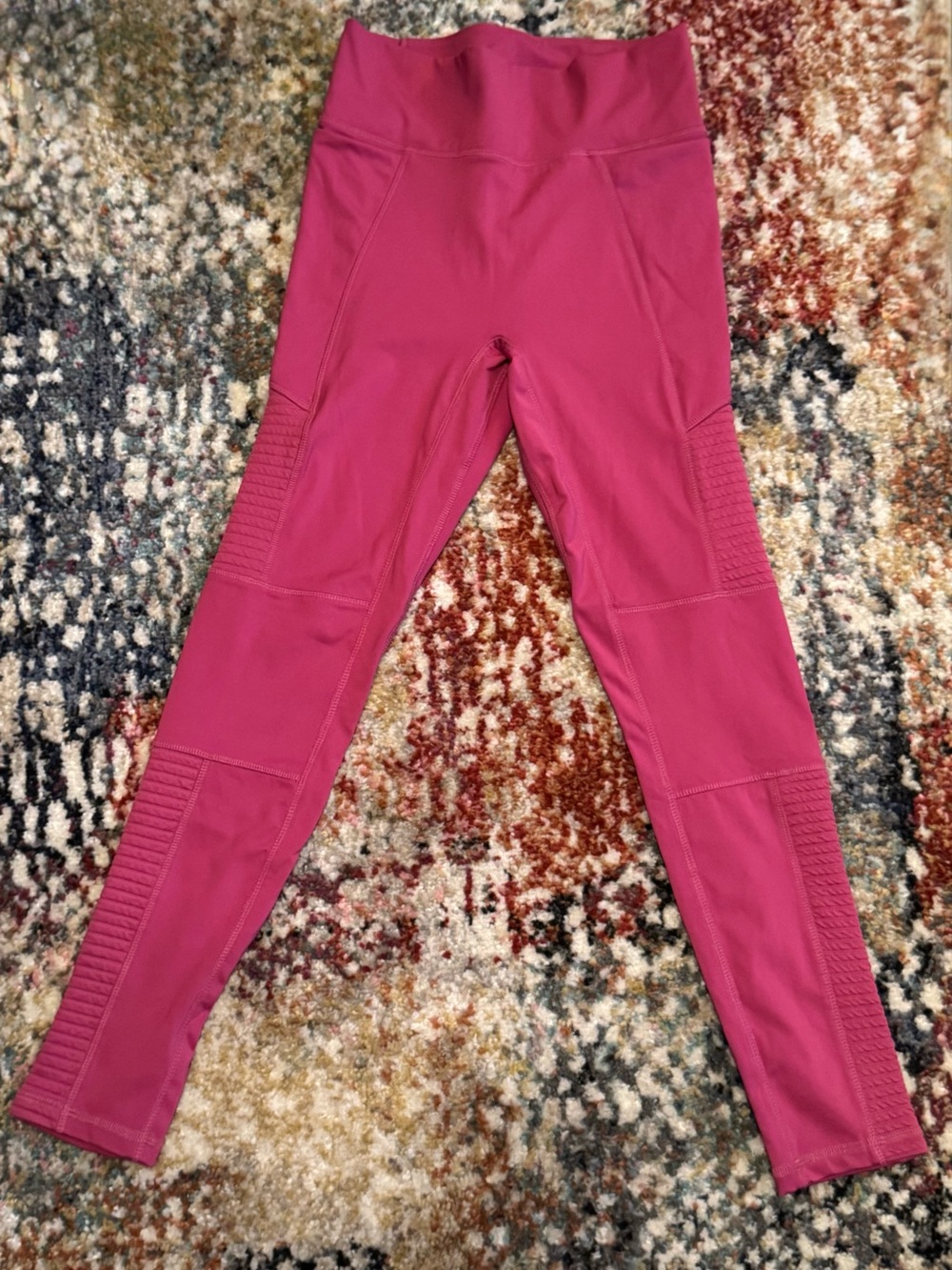 Fabletics Magenta High-Waist Performance Leggings
